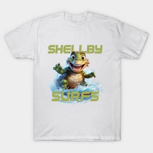 Aquatic Glide Waves Surfing Tee "Shellby" T-Shirt